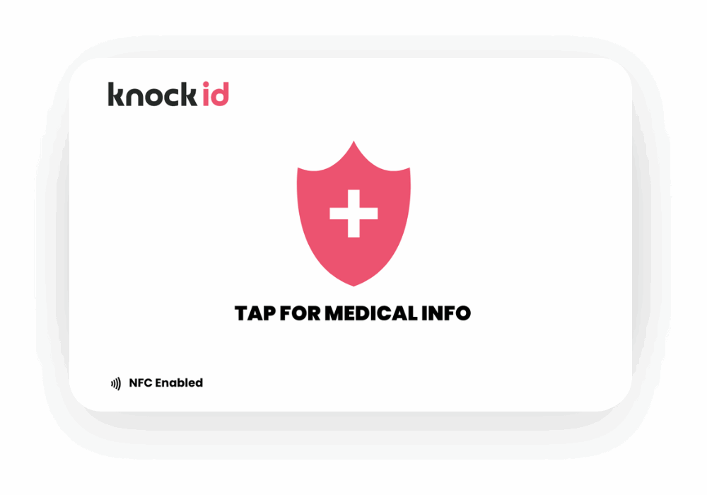 Knock ID | NFC Medical ID Card